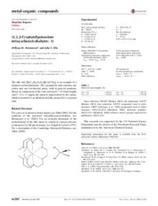 (2.2.2-Cryptand)potassium tetracarbonylcobaltate(-I)