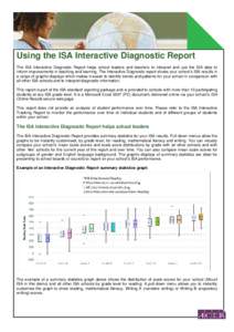 ISA_Using the Interactive Diagnostic Report v2.pub