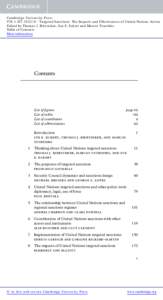 Cambridge University Press8 - Targeted Sanctions: The Impacts and Effectiveness of United Nations Action Edited by Thomas J. Biersteker, Sue E. Eckert and Marcos Tourinho Table of Contents More informati