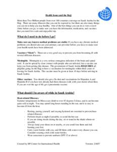 Microsoft Word - Health_Issues_and_the_Hajj.doc