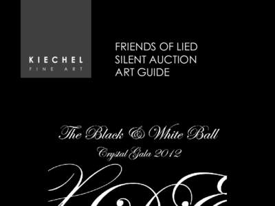 FRIENDS OF LIED SILENT AUCTION ART GUIDE ABOUT GALLERY