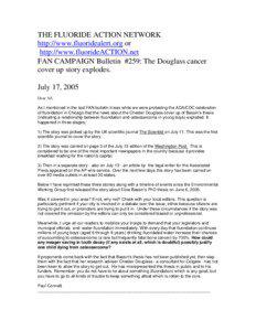 Health / Water treatment / Oral hygiene / Water fluoridation / Osteosarcoma / Fluoride Action Network / Toothpaste / Fluoride / Environmental Working Group / Medicine / Fluorine / Dentistry