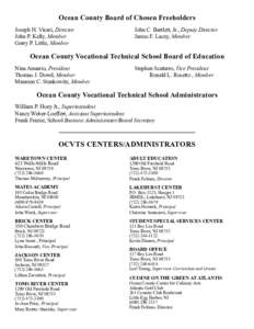 [removed]OCVTS District Student Handbook