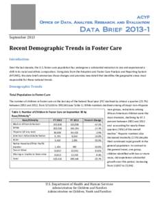 ACYF Office of Data, Analysis, Research, and Evaluation Data Brief[removed]