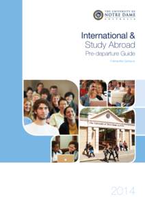 International & Study Abroad Pre-departure Guide Fremantle Campus  2014