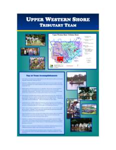 UPPER WESTERN SHORE TRIBUTARY TEAM Top 10 Team Accomplishments 1.