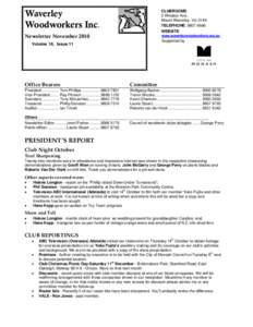 Microsoft Word - WWI Newsletter November 2010.doc