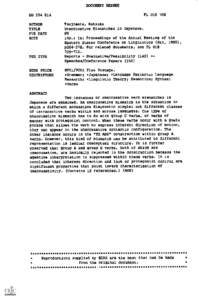 DOCUMENT RESUME  ED[removed]AUTHOR TITLE