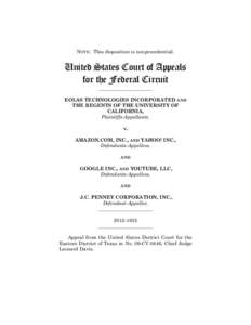 NOTE: This disposition is nonprecedential.  United States Court of Appeals for the Federal Circuit ______________________