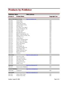 WOC / Polyhedron / Living Greyhawk Journal / Alderac Entertainment Group / Dungeon / WLLR-FM / Year of birth missing / Games / Publishing / Gaming