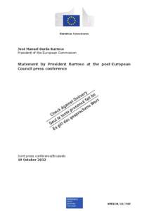Flemish people / Herman Van Rompuy / Euro Group / President of the European Commission / Financial transaction tax / European Council / G-20 Washington summit / Politics of Belgium / European Union / Europe