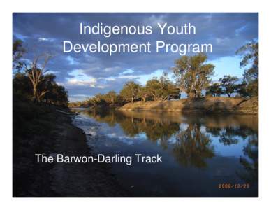 Indigenous Youth Development Program