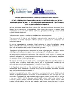 Per Anger Prize / Year of birth unknown / Bahrain / Human rights / Human rights in Belarus / Azerbaijani protests / Politics / Ales Bialiatski / International Federation for Human Rights