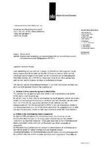 Ministerie van Fina nciën  > Retouradres PostbusEE Den Haag Raad van de Effectenbranche (REB) 	 t.a.v. mw. mr. M.E.A. Hiskes-Willemse