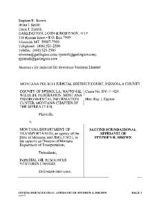 Montana / Affidavit / Missoula / Geography of the United States / United States / Missoula /  Montana / Legal documents / Notary