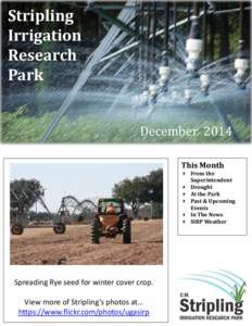 Stripling Irrigation Research Park December 2014 This Month