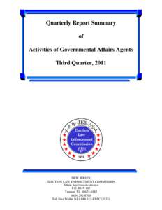 New Jersey Election Law Enforcement Commission / Trenton /  New Jersey / Mike Ferguson / American International Group / New Jersey / State governments of the United States / Government of New Jersey