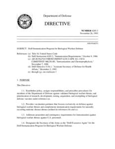 DoD Directive[removed], November 26, 1993