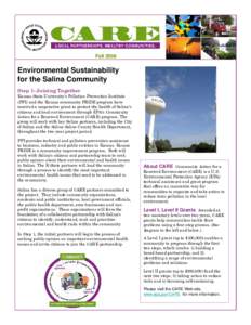 Environmental Sustainability for the Salina Community  - CARE