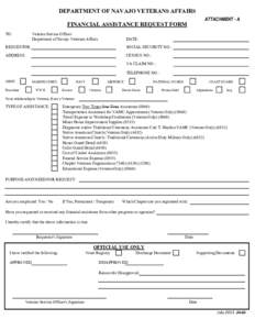 Form A. Financial Assistance Request Formxls