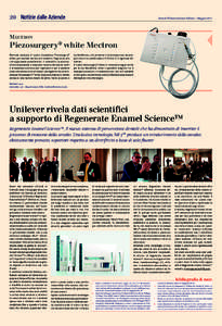 20 Notizie dalle Aziende  Dental Tribune Italian Edition - Maggio 2015 MECTRON
