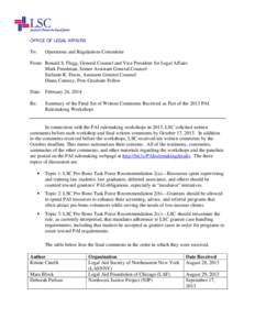 National Legal Aid & Defender Association / Public defender / Legal clinic / American Bar Association / Legal Services Corporation / Legal aid / Law / Pro bono