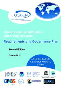 GOA-ON Global Ocean Acidification Observing Network Global Ocean Acidification Observing Network: