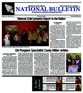 Order of the Arrow  Boy Scouts of America National Bulletin Scouting’s National Honor Society