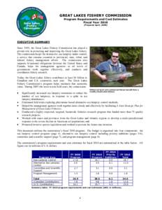 GREAT LAKES FISHERY COMMISSION Program Requirements and Cost Estimates Fiscal YearPrepared April, EXECUTIVE SUMMARY
