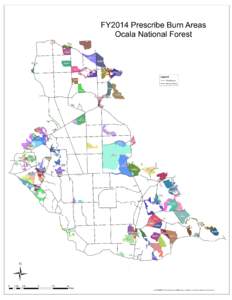 FY2014 Prescribe Burn Areas Ocala National Forest Rodman Range