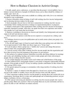 Employment compensation / Class discrimination / Discrimination / Structure / Working class / Living wage / Middle class / Social classes / Social groups / Sociology