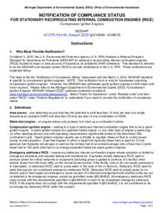 Microsoft Word - Appendix E_Notification of Compliance Status Form  Subpart 4Z.doc