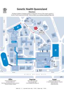 Campus Map | Genetic Health Queensland