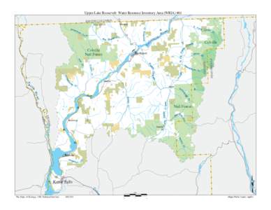 Upper Lake Roosevelt Water Resource Inventory Area (WRIA) #61 BRITISH COLUMBIA STEVENS Frontier