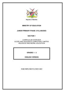 National Curriculum / Curriculum / Lifelong learning / Stanger Secondary School / Education / Primary education / E-learning