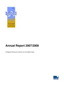 Microsoft Word - Western Coastal Board Annual Report[removed]doc