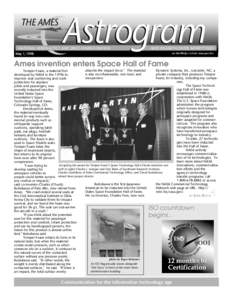 THE AMES  Astrogram NATIONAL AERONAUTICS AND SPACE ADMINISTRATION May 1, 1998