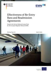 Effectiveness of Re-Entry Bans and Readmission Agreements Study by the German National Contact Point for the European Migration Network (EMN)