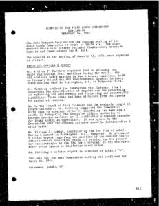 MINUTES or TI U STATE LANDS COMMISSION MEETING OF fEBRUARY 2(, 1976 Chairman Kenneth Cory called the regulnr meeting of the State Lands Commission to order at 10;06 a.m. The other members which were present included Comm