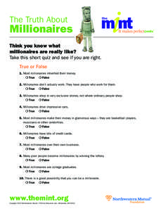 Millionaire / Money / Wealth