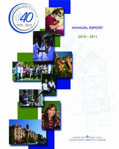 Cegep jOHN ABBOTT COLLEGE  • ANNUAL REPORT[removed]