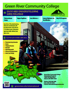 Green River Community College EN İYİ ABD ÜNİVERSİTELERİNE GİRİŞ YOLUNUZ Üniversiteye Geçiş