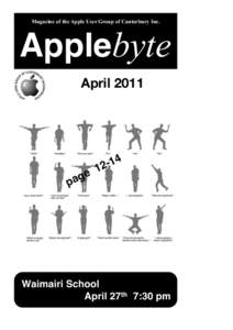 Magazine of the Apple User Group of Canterbury Inc.  Applebyte April[removed]e
