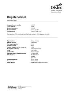 Microsoft Word - Reigate School report_WF9711741.doc