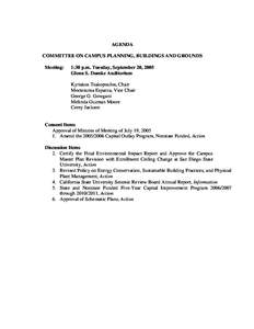 California Environmental Quality Act / United States / Del Cerro /  San Diego / College Area /  San Diego / California State University / San Diego State University / California Polytechnic State University / Environmental impact statement / American Association of State Colleges and Universities / Association of Public and Land-Grant Universities / California