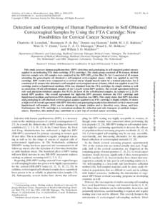 JOURNAL OF CLINICAL MICROBIOLOGY, Aug. 2009, p. 2564–/$08.00⫹0 doi:JCMCopyright © 2009, American Society for Microbiology. All Rights Reserved. Vol. 47, No. 8