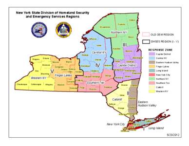 New York State Division of Homeland Security and Emergency Services Regions Clinton Franklin