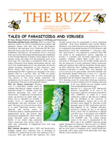 Symbiosis / Agricultural pest insects / Parasitology / Pollinators / Orders of insects / Cotesia congregata / Polydnavirus / Biological pest control / Manduca sexta / Biology / Phyla / Protostome