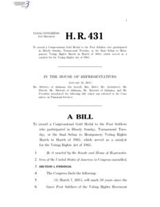 I  114TH CONGRESS 1ST SESSION  H. R. 431