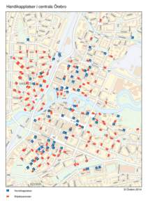 Handikapplatser i centrala Örebro